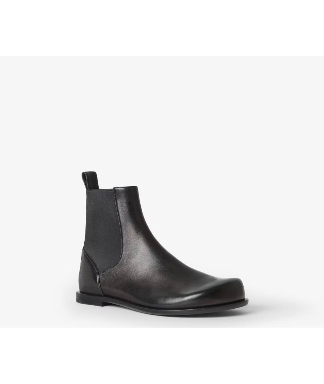 FENDI Черные кожаные высокие ботинки, фото 2