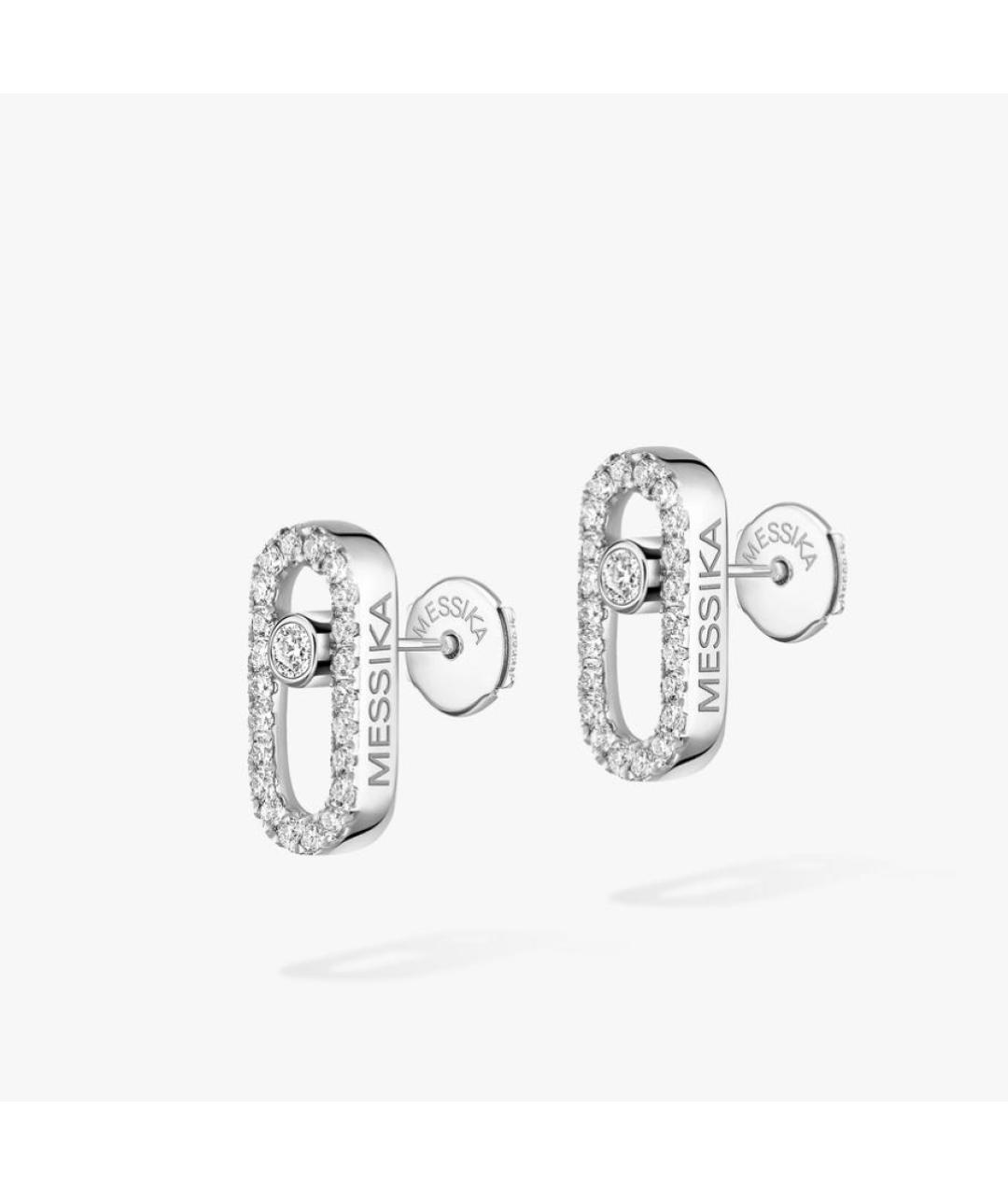 MESSIKA Серебряные серьги из белого золота, фото 4