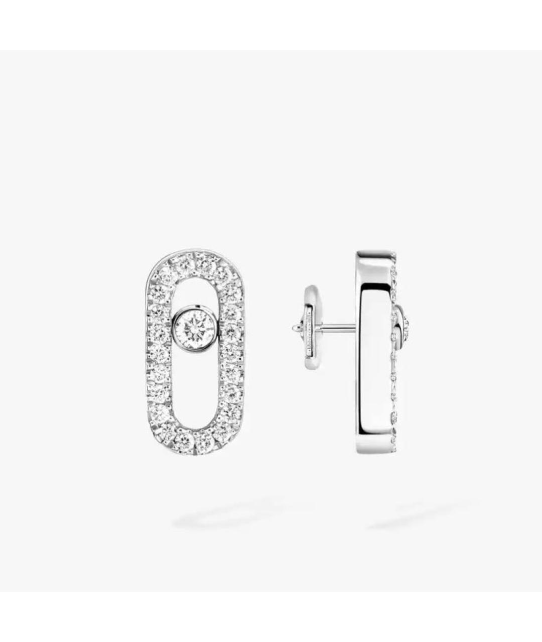 MESSIKA Серебряные серьги из белого золота, фото 2