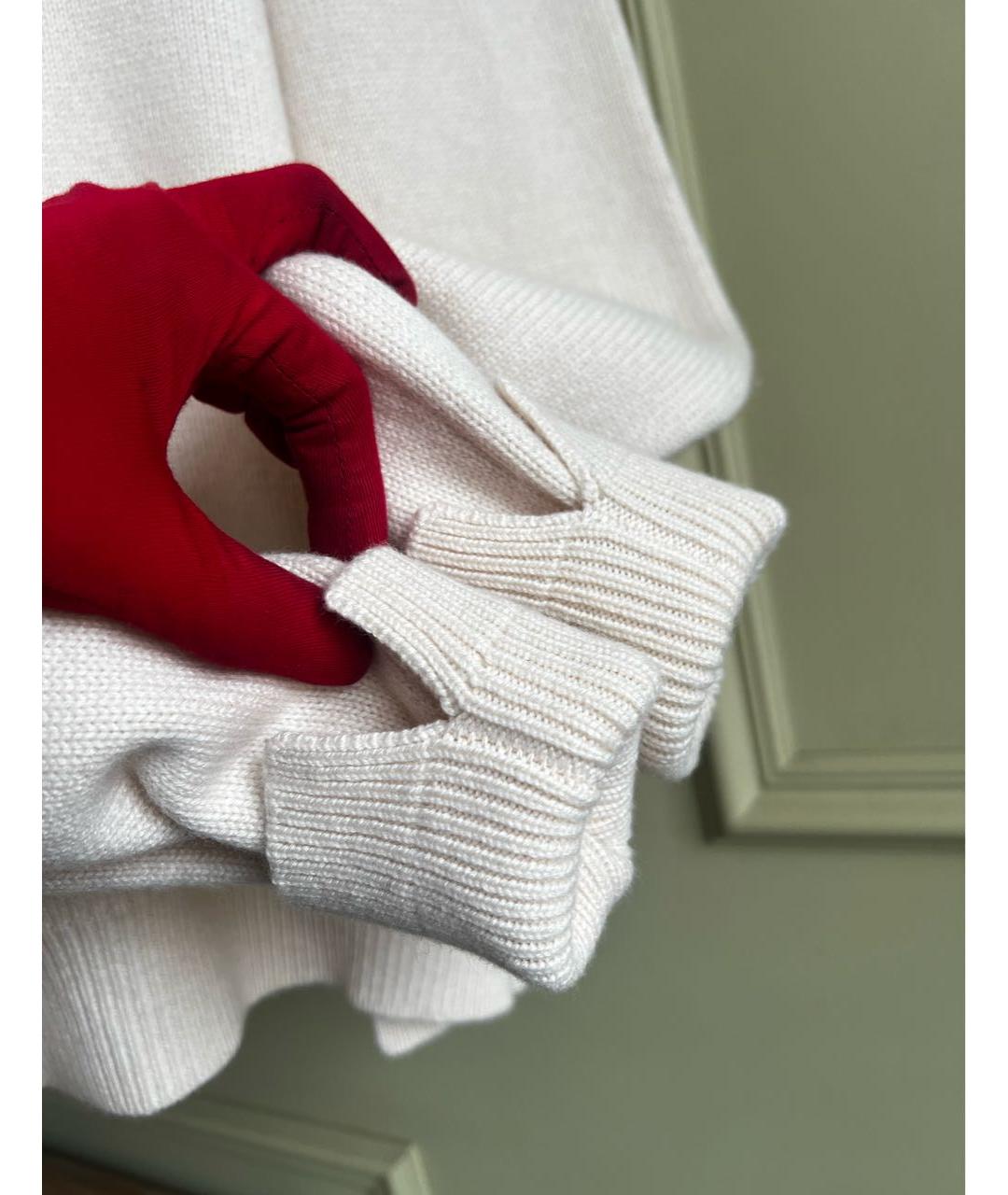 CELINE Бежевый кашемировый джемпер / свитер, фото 4