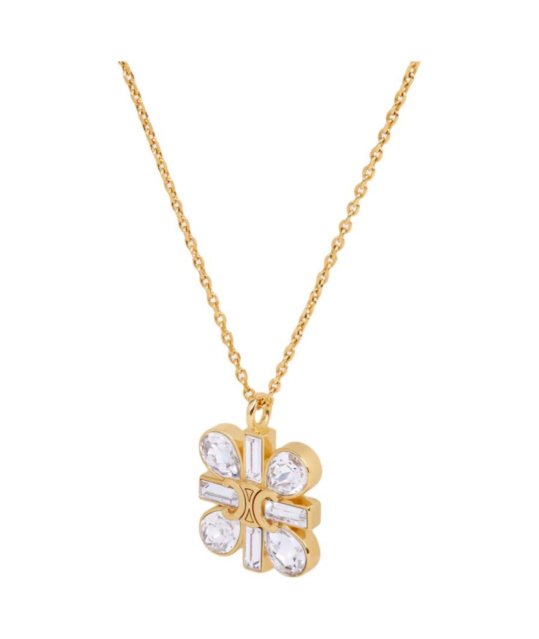 CELINE Золотая латунная цепочка, фото 2