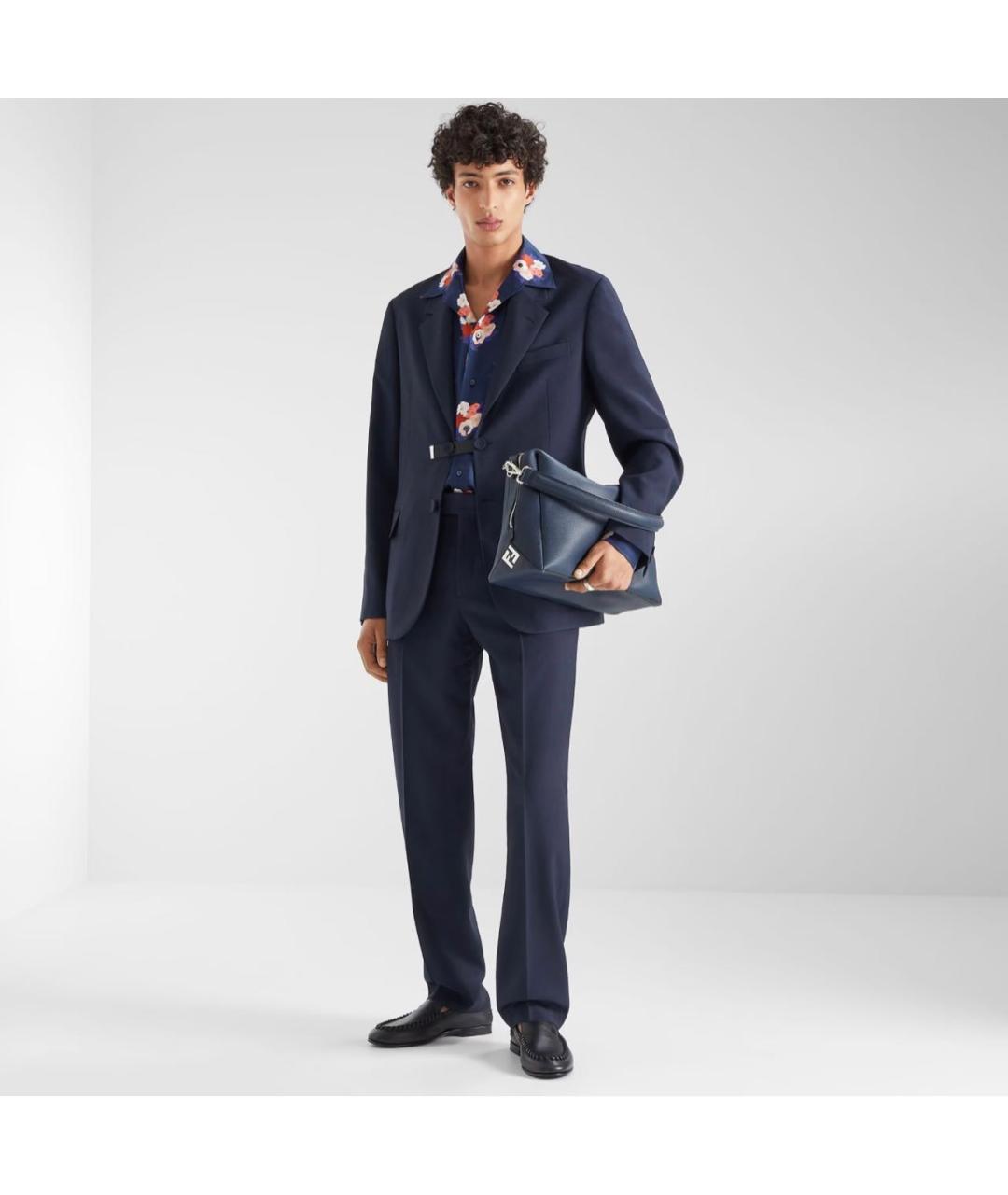 FENDI Черные кожаные мокасины, фото 5