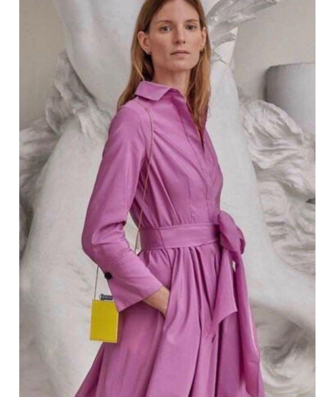 CAROLINA HERRERA Фуксия повседневное платье, фото 7