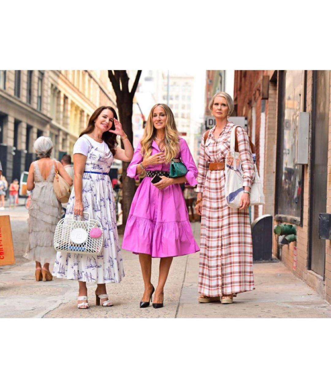 CAROLINA HERRERA Фуксия повседневное платье, фото 6