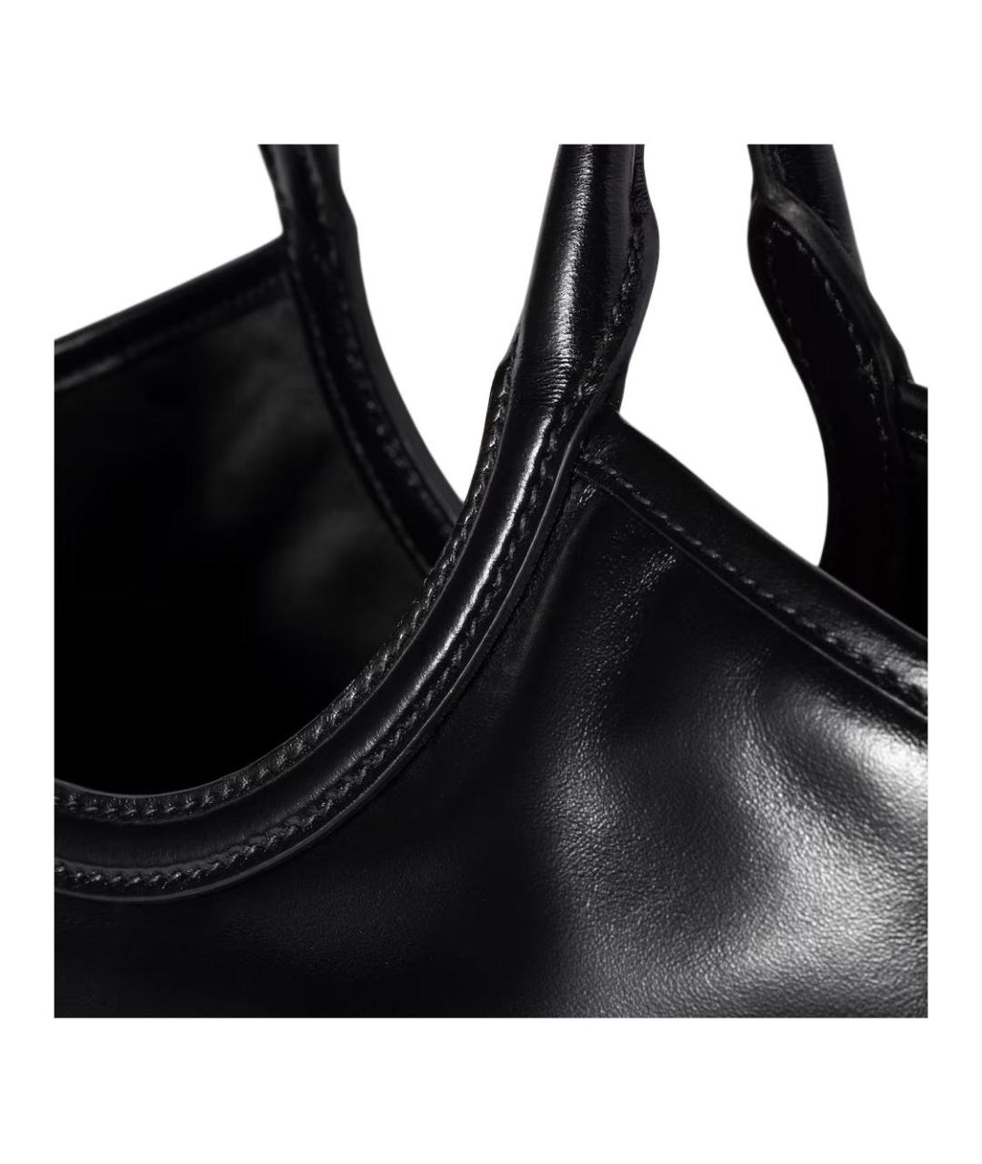 MIU MIU Черная кожаная сумка через плечо, фото 5