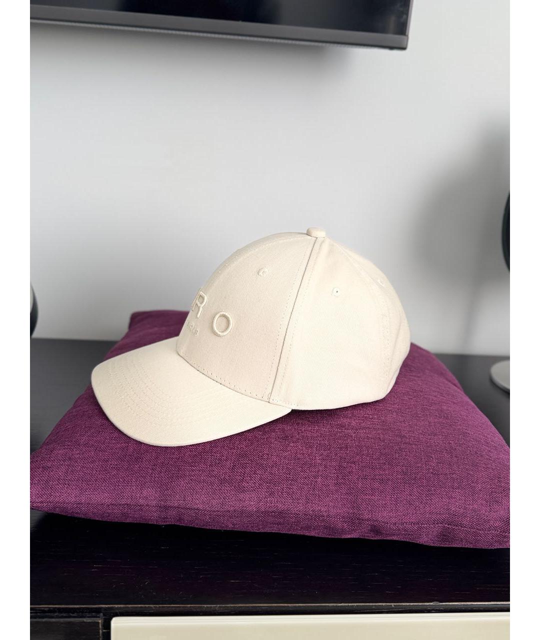 IRO Бежевая хлопковая кепка, фото 8