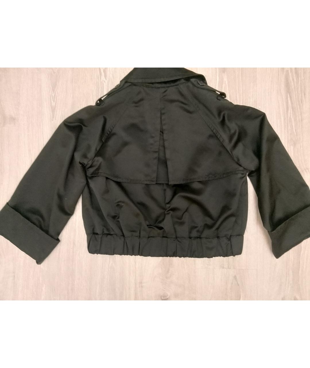 DOLCE&GABBANA Черная полиэстеровая куртка, фото 2