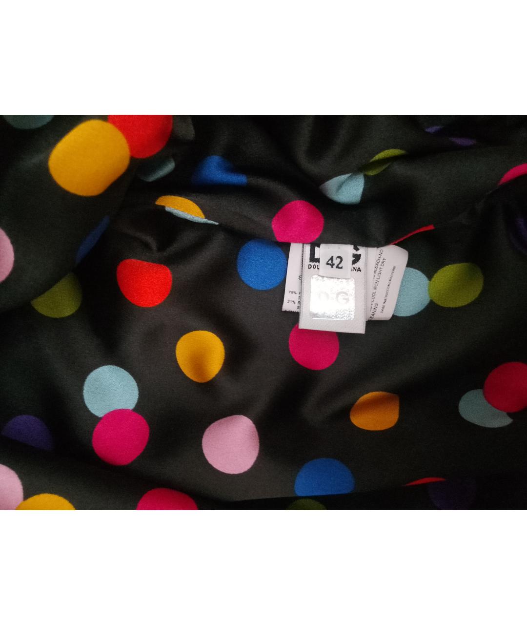 DOLCE&GABBANA Черная полиэстеровая куртка, фото 4