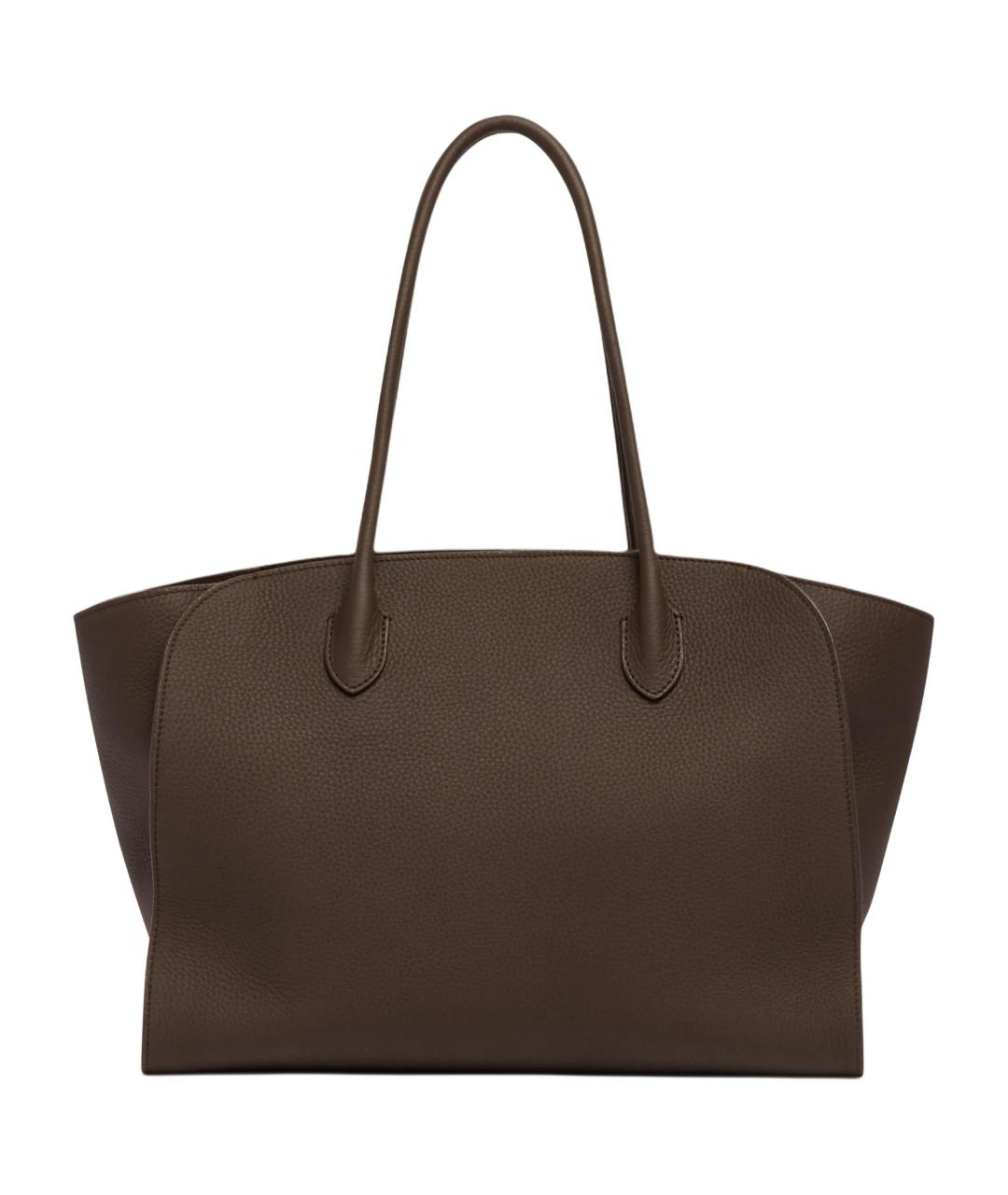 THE ROW Коричневая кожаная сумка через плечо, фото 3