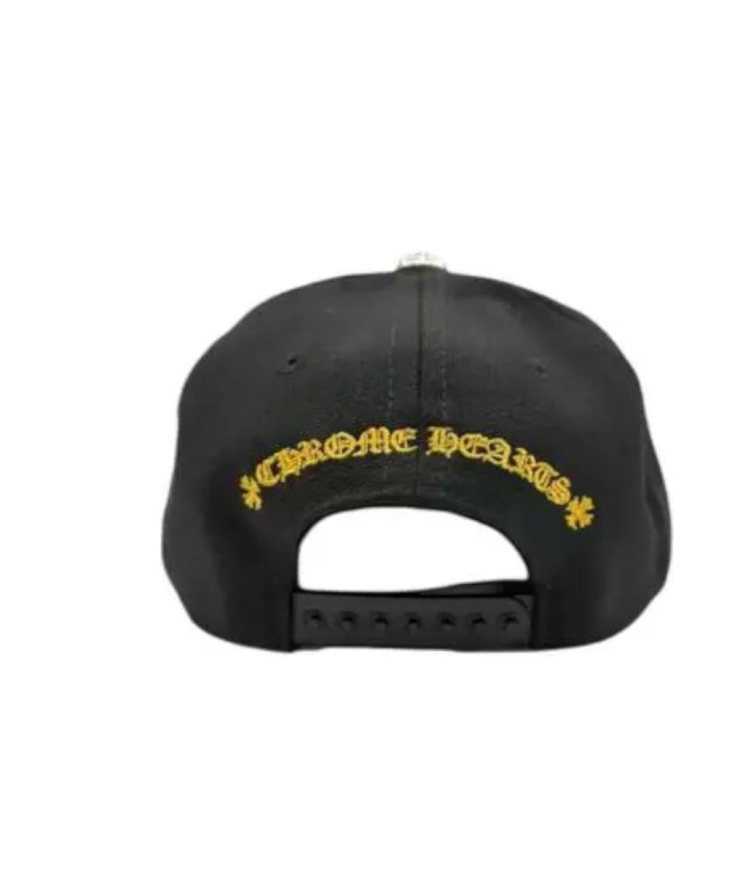 CHROME HEARTS Черная хлопковая кепка, фото 2