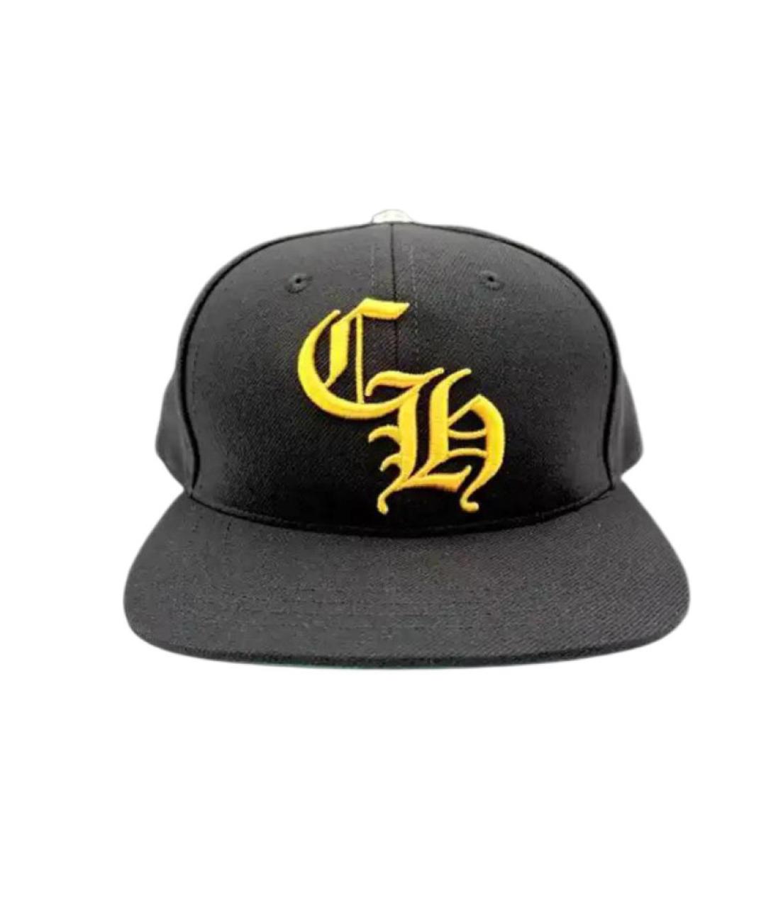 CHROME HEARTS Черная хлопковая кепка, фото 1