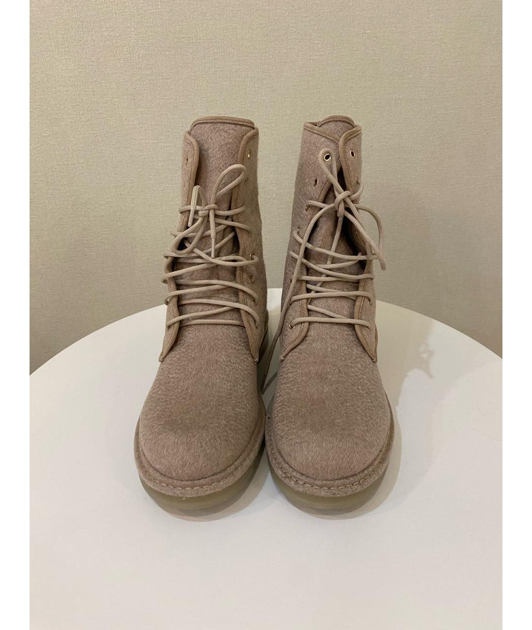 MAX MARA Бежевые ботинки, фото 2