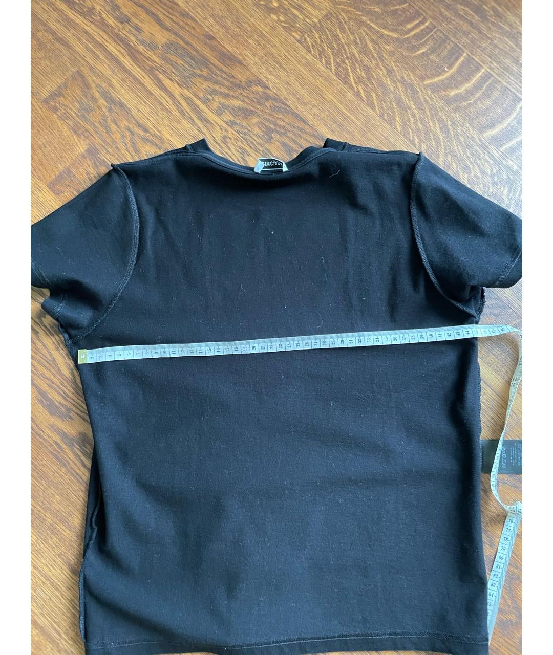 BALENCIAGA Черная хлопковая футболка, фото 8