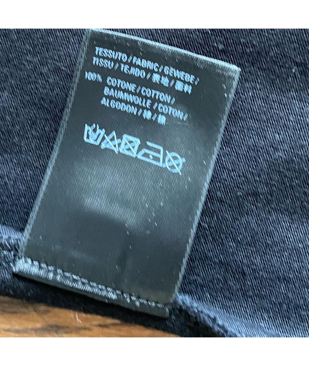 BALENCIAGA Черная хлопковая футболка, фото 7