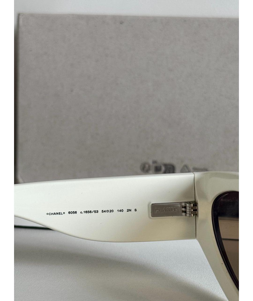 CHANEL Черные пластиковые солнцезащитные очки, фото 8