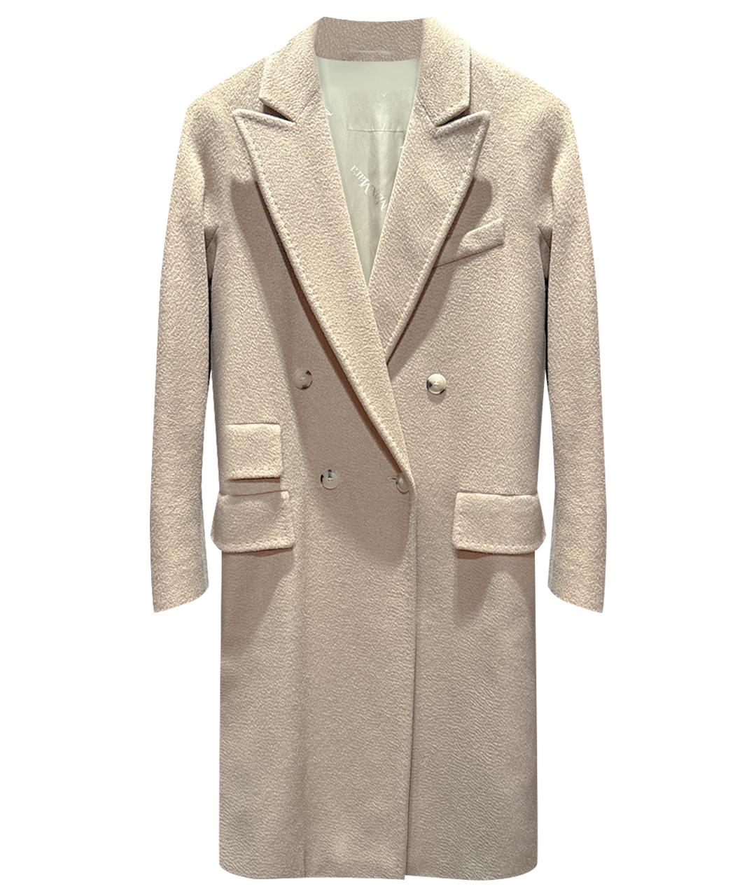 MAX MARA Бежевое шерстяное пальто, фото 1