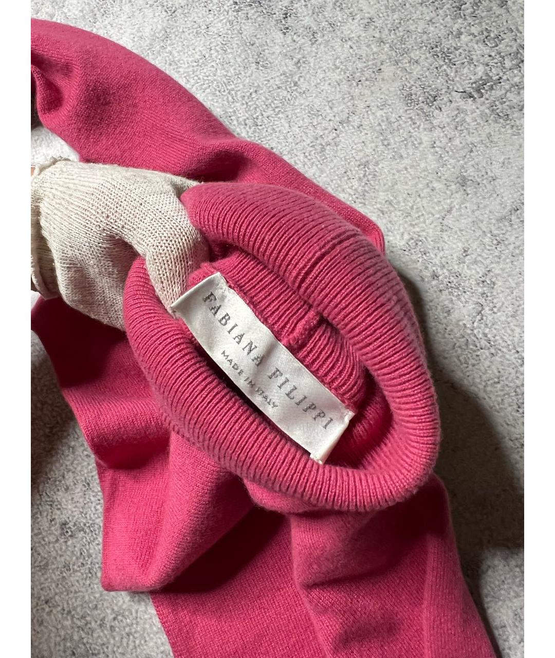 FABIANA FILIPPI Розовый шерстяной джемпер / свитер, фото 5