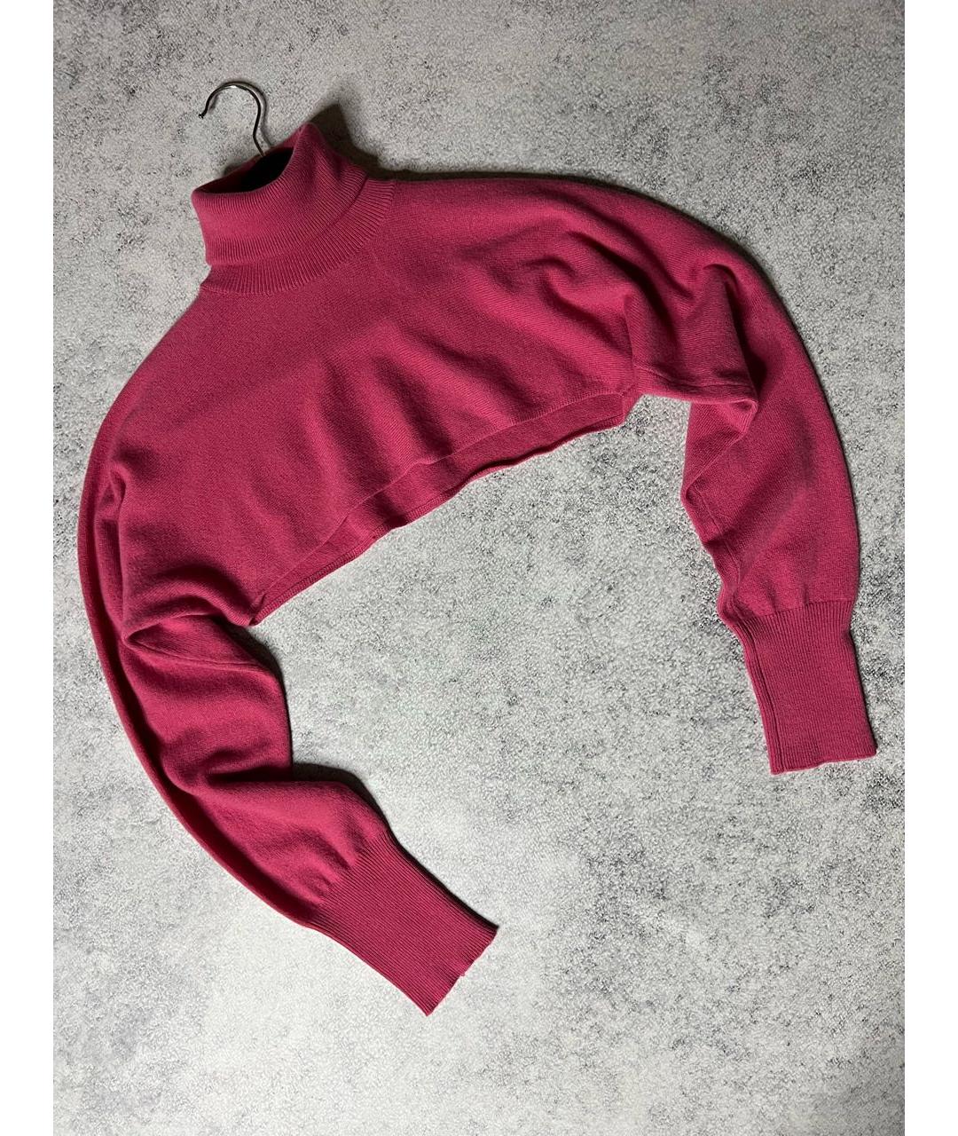 FABIANA FILIPPI Розовый шерстяной джемпер / свитер, фото 6