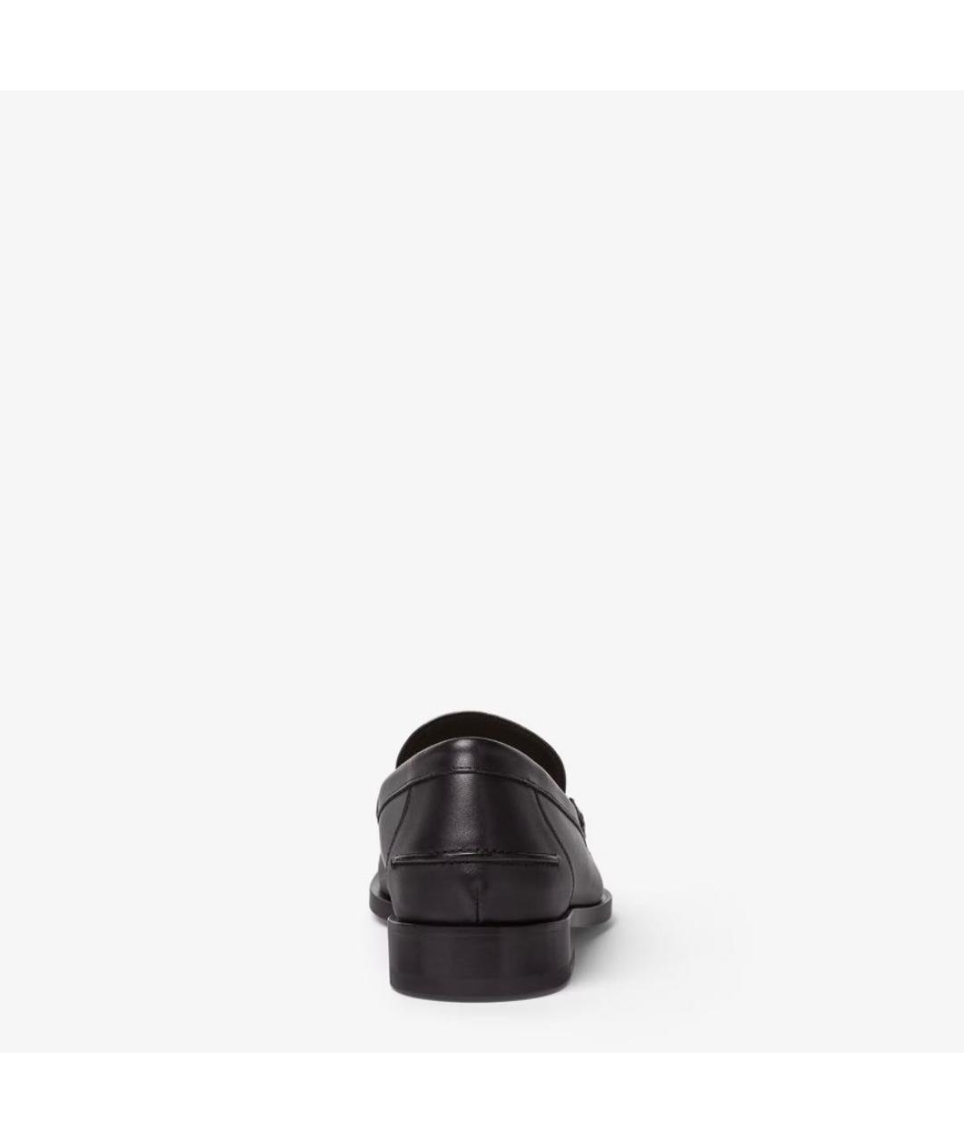 FENDI Черные кожаные мокасины, фото 3