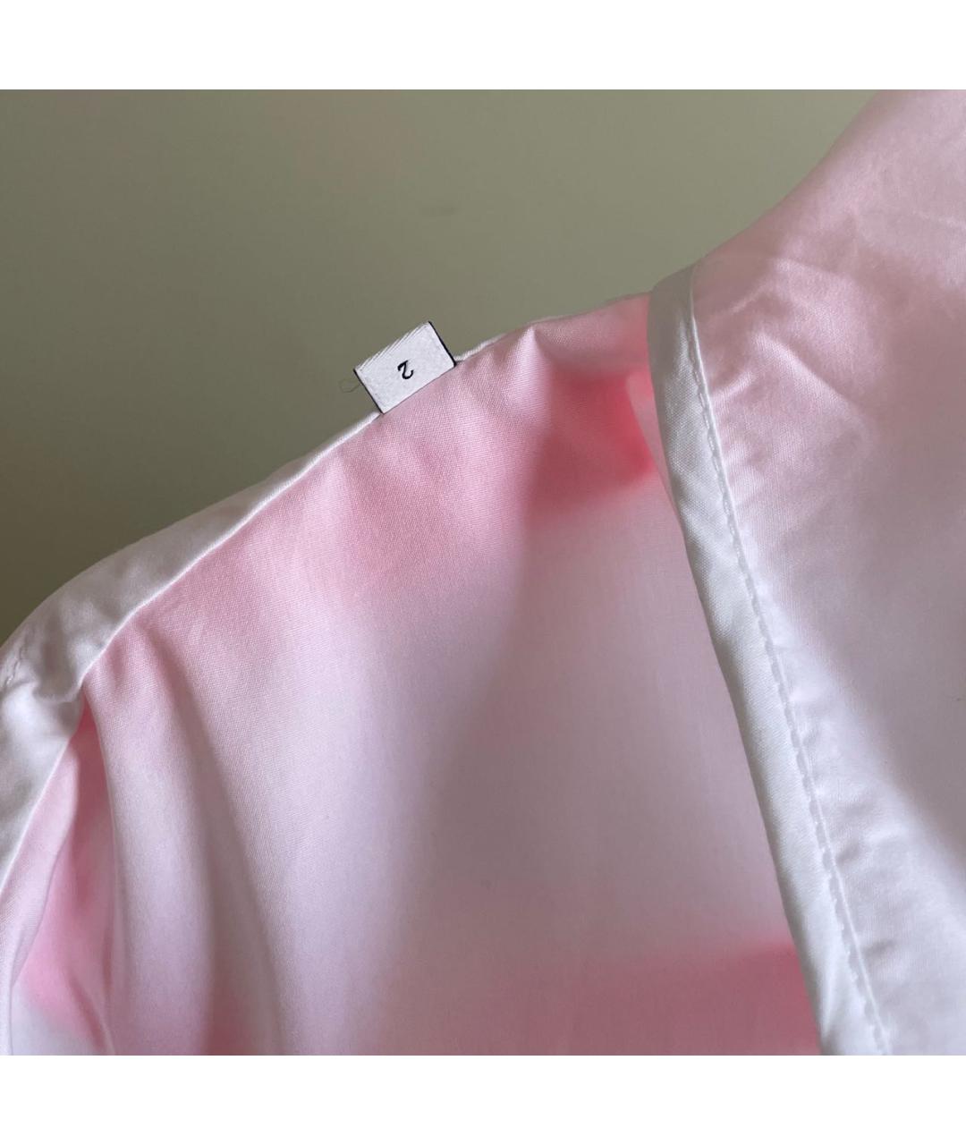 SANDRO Белая хлопковая рубашка, фото 8