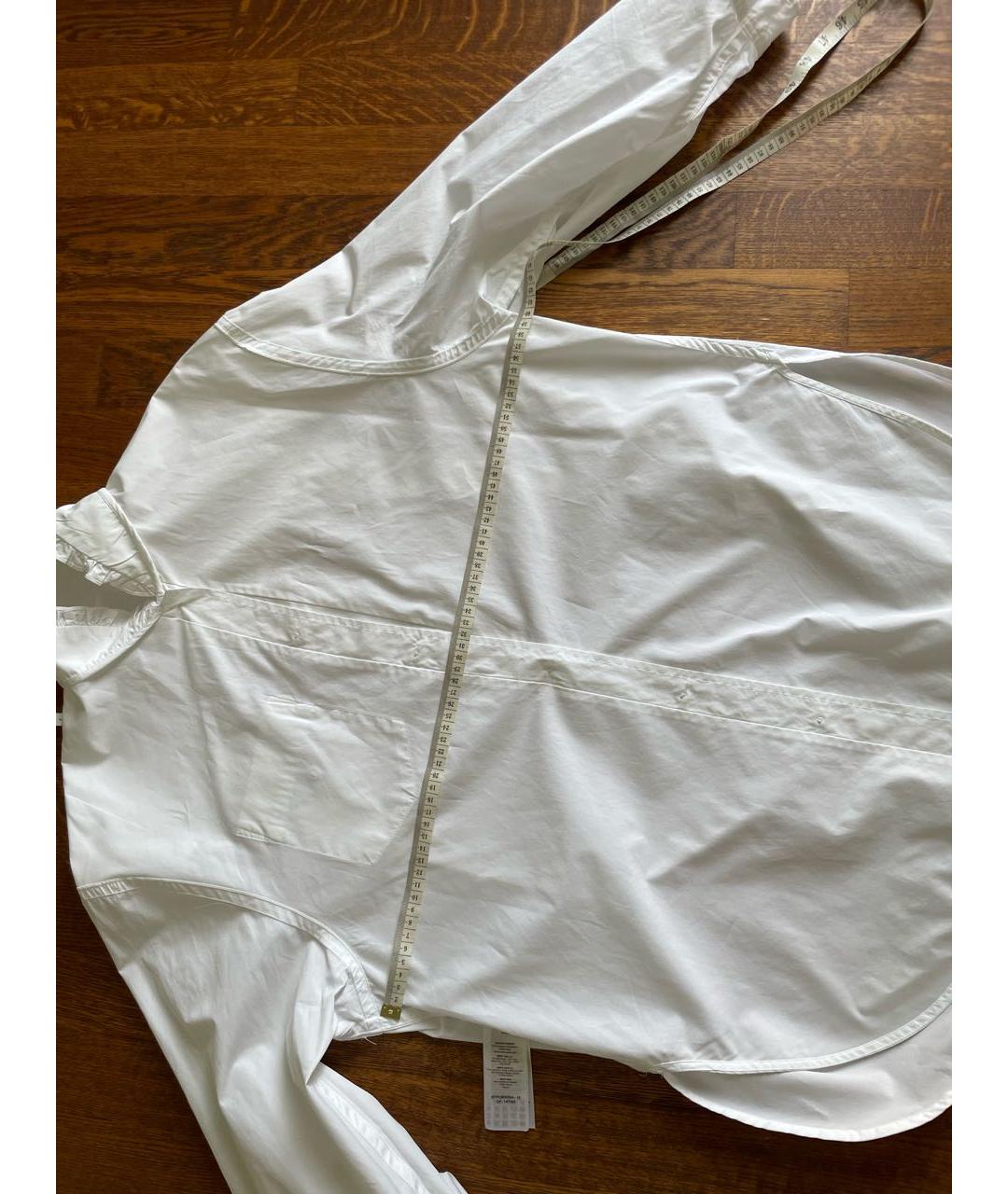 SANDRO Белая хлопковая рубашка, фото 6