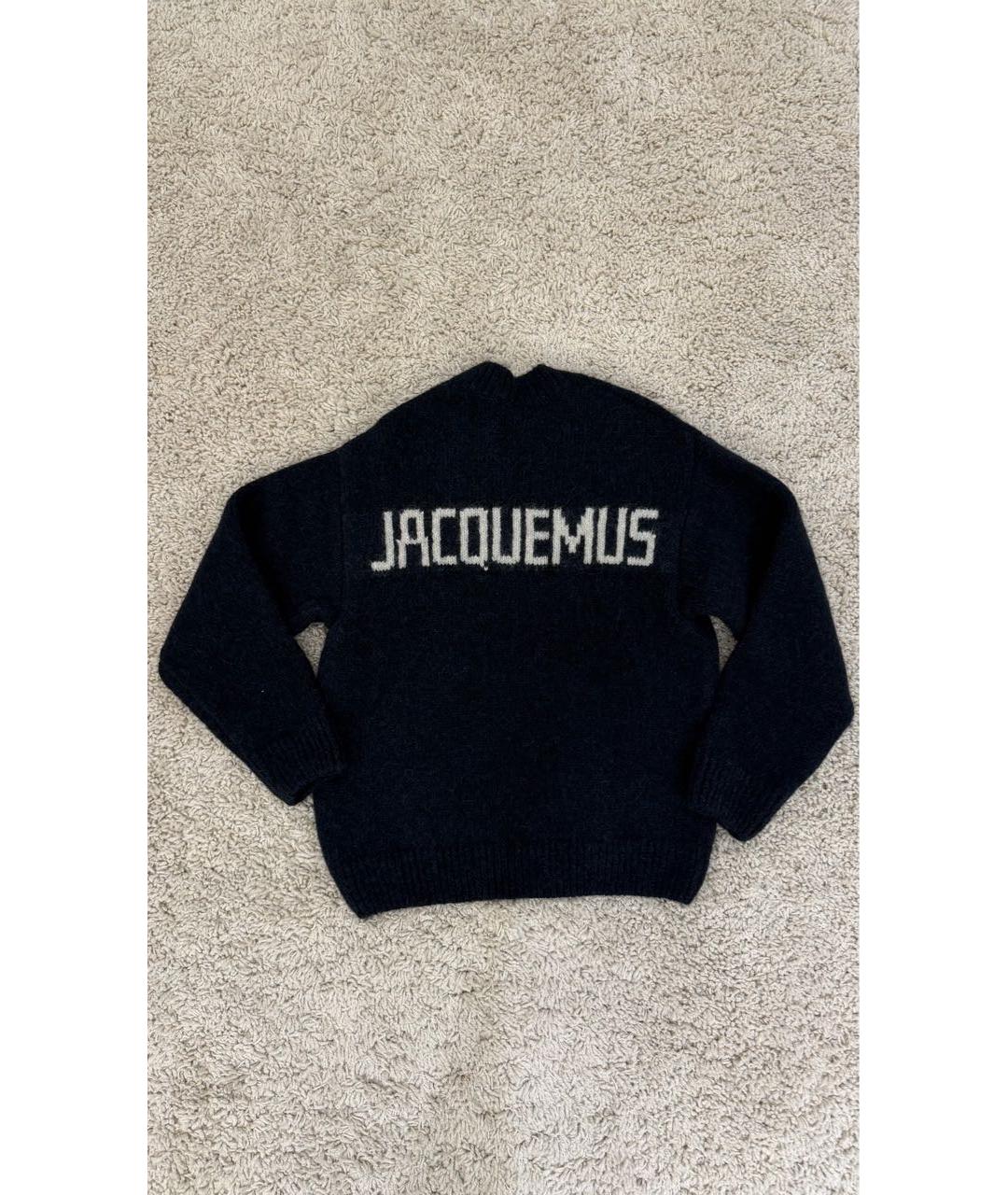 JACQUEMUS Темно-синий джемпер / свитер, фото 2