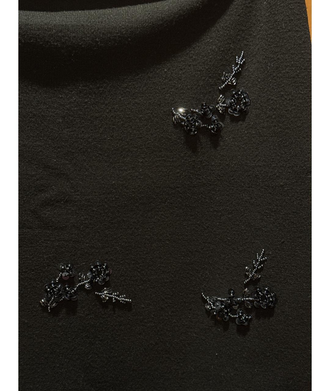 NO. 21 Черная вискозная юбка миди, фото 4