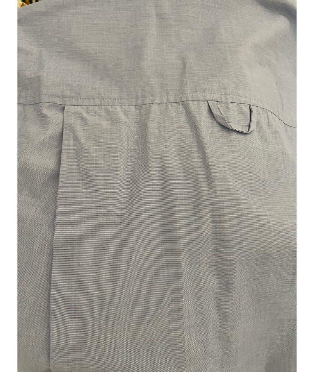 SANDRO Голубая хлопковая рубашка, фото 8