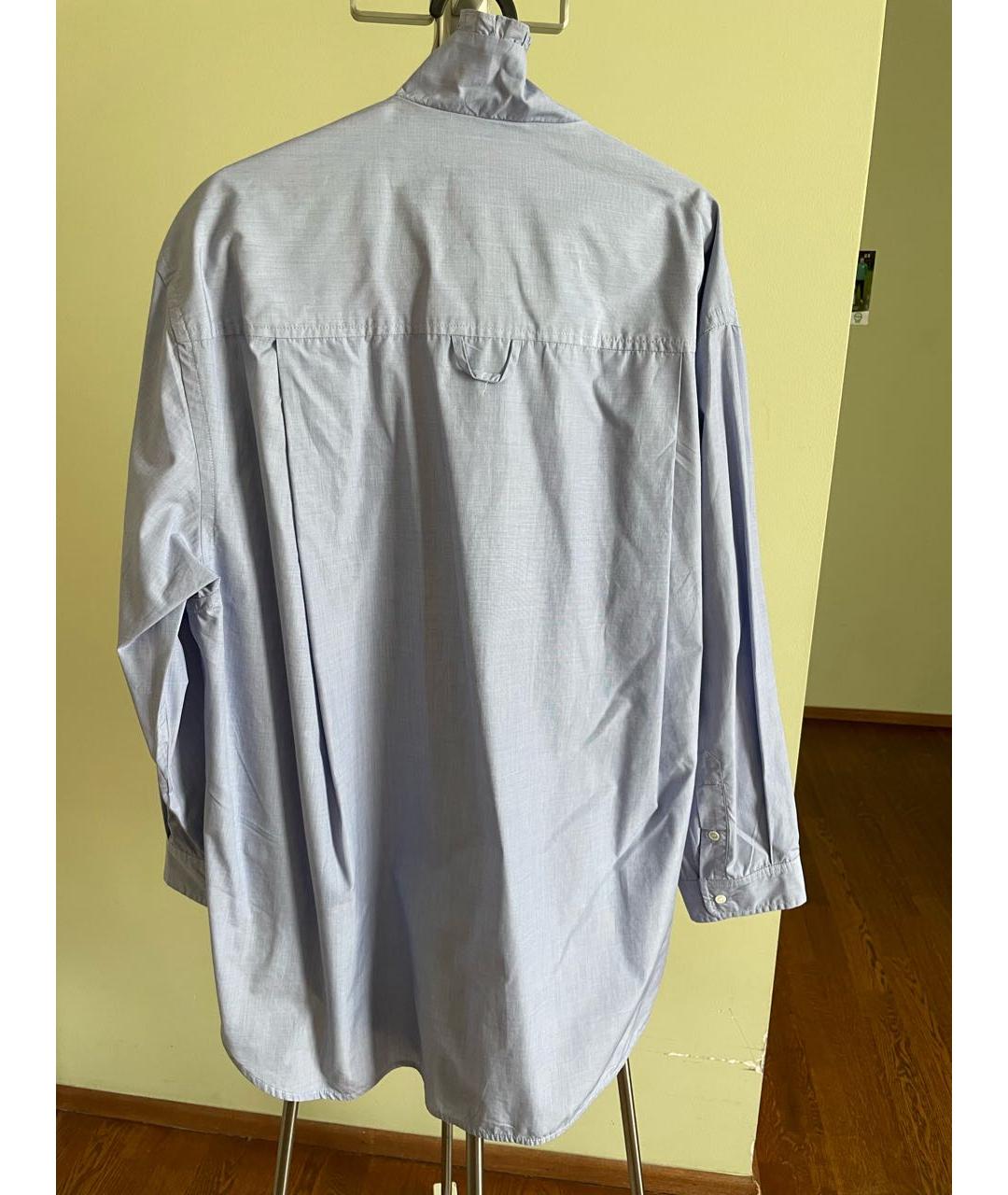 SANDRO Голубая хлопковая рубашка, фото 2