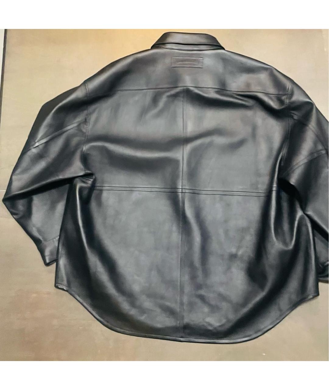 ACNE STUDIOS Черная кожаная куртка, фото 2