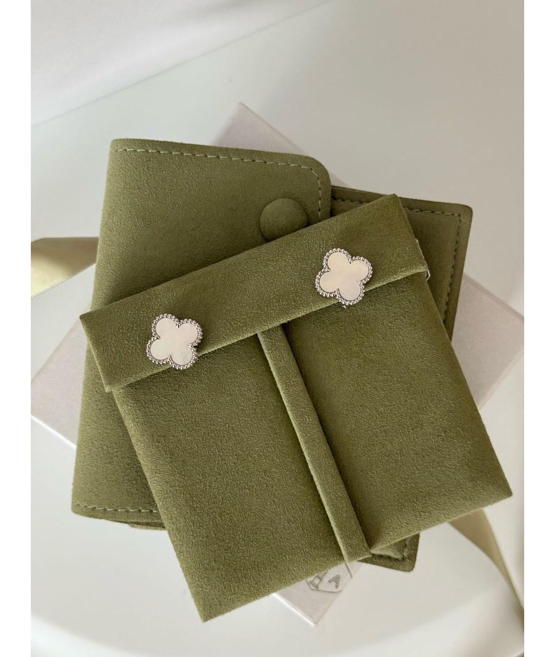 VAN CLEEF & ARPELS Белые серьги из белого золота, фото 2