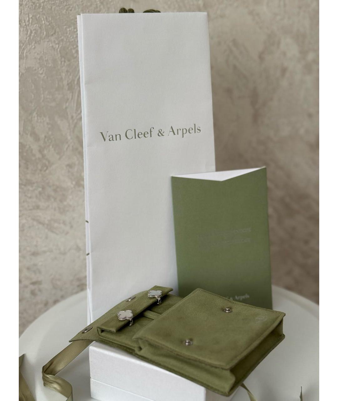 VAN CLEEF & ARPELS Белые серьги из белого золота, фото 8