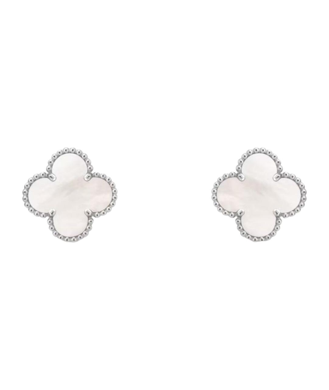 VAN CLEEF & ARPELS Белые серьги из белого золота, фото 1