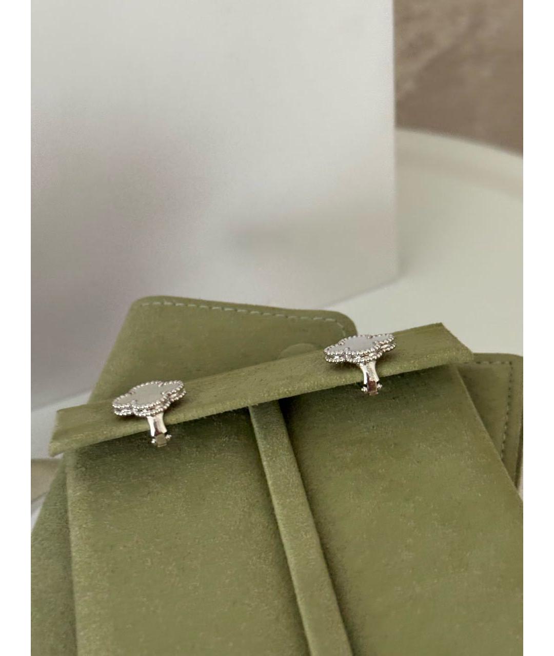 VAN CLEEF & ARPELS Белые серьги из белого золота, фото 6