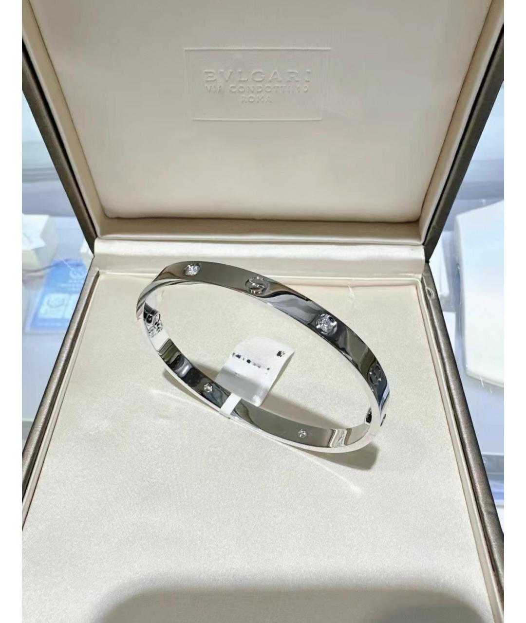 CARTIER Серебрянный браслет из белого золота, фото 5