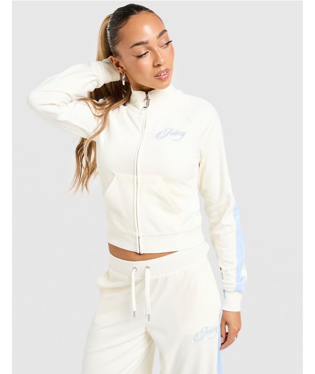 JUICY COUTURE Белый велюровый спортивные костюмы, фото 5