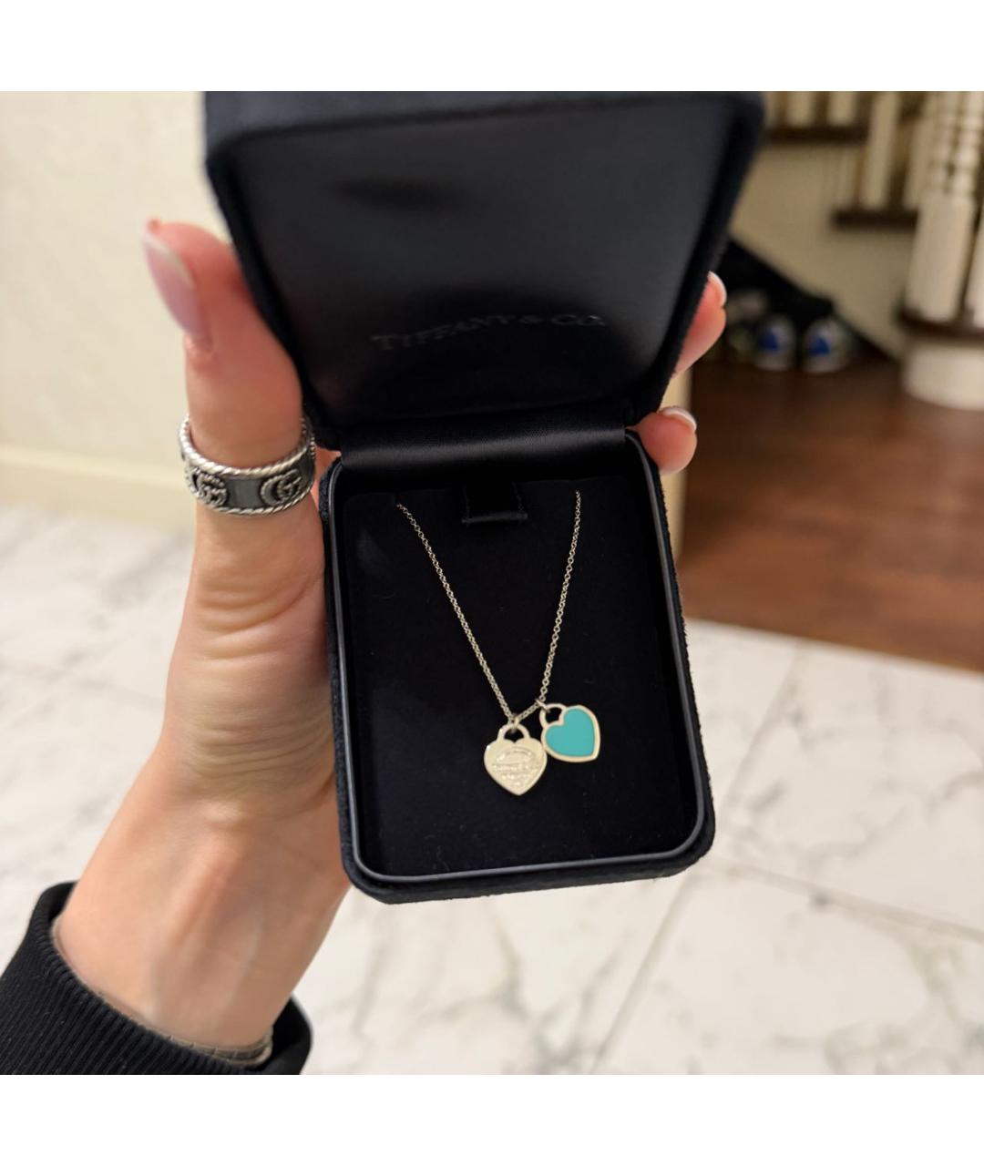 TIFFANY&CO Серебряное серебряное колье, фото 3