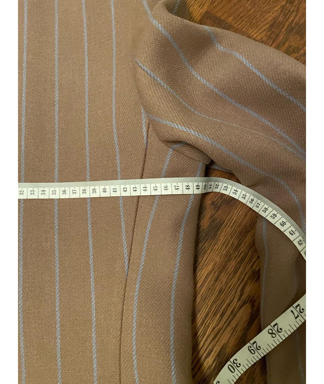 SANDRO Бежевый вискозный пиджак, фото 8