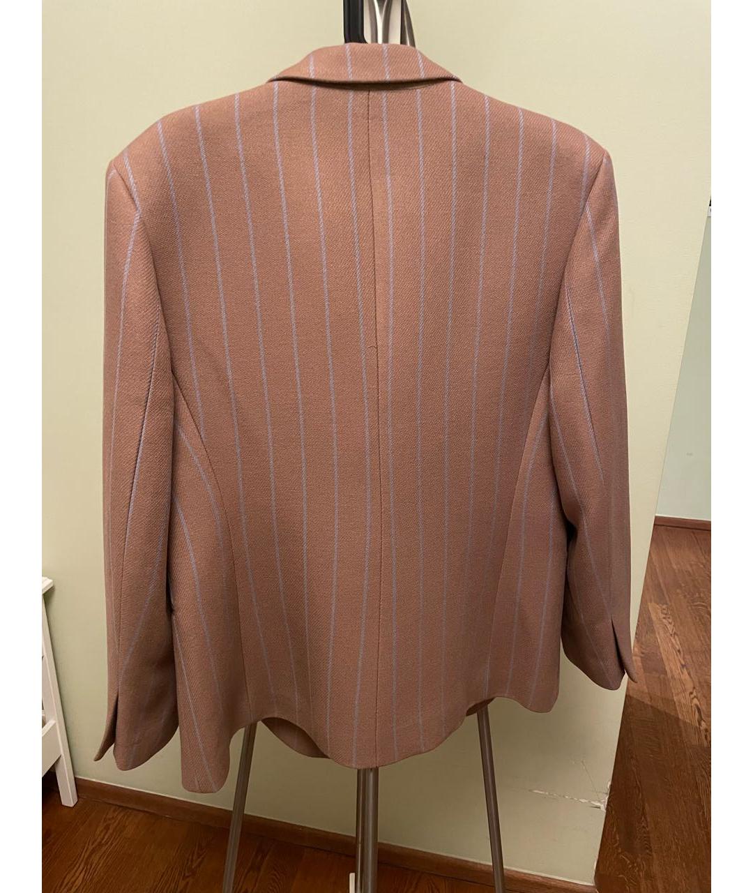 SANDRO Бежевый вискозный пиджак, фото 2