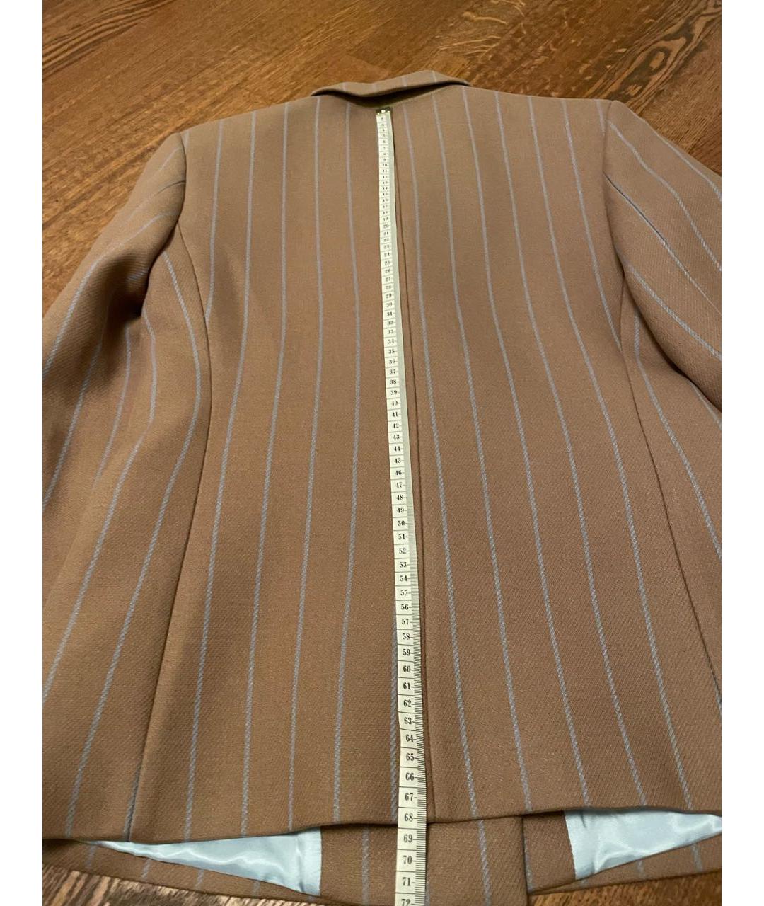 SANDRO Бежевый вискозный пиджак, фото 7
