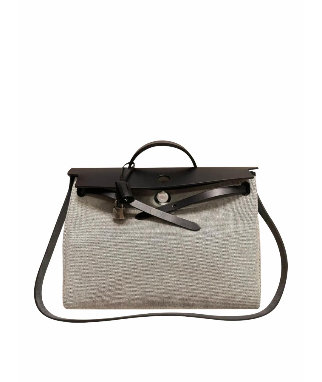 HERMES Серая сумка через плечо, фото 8