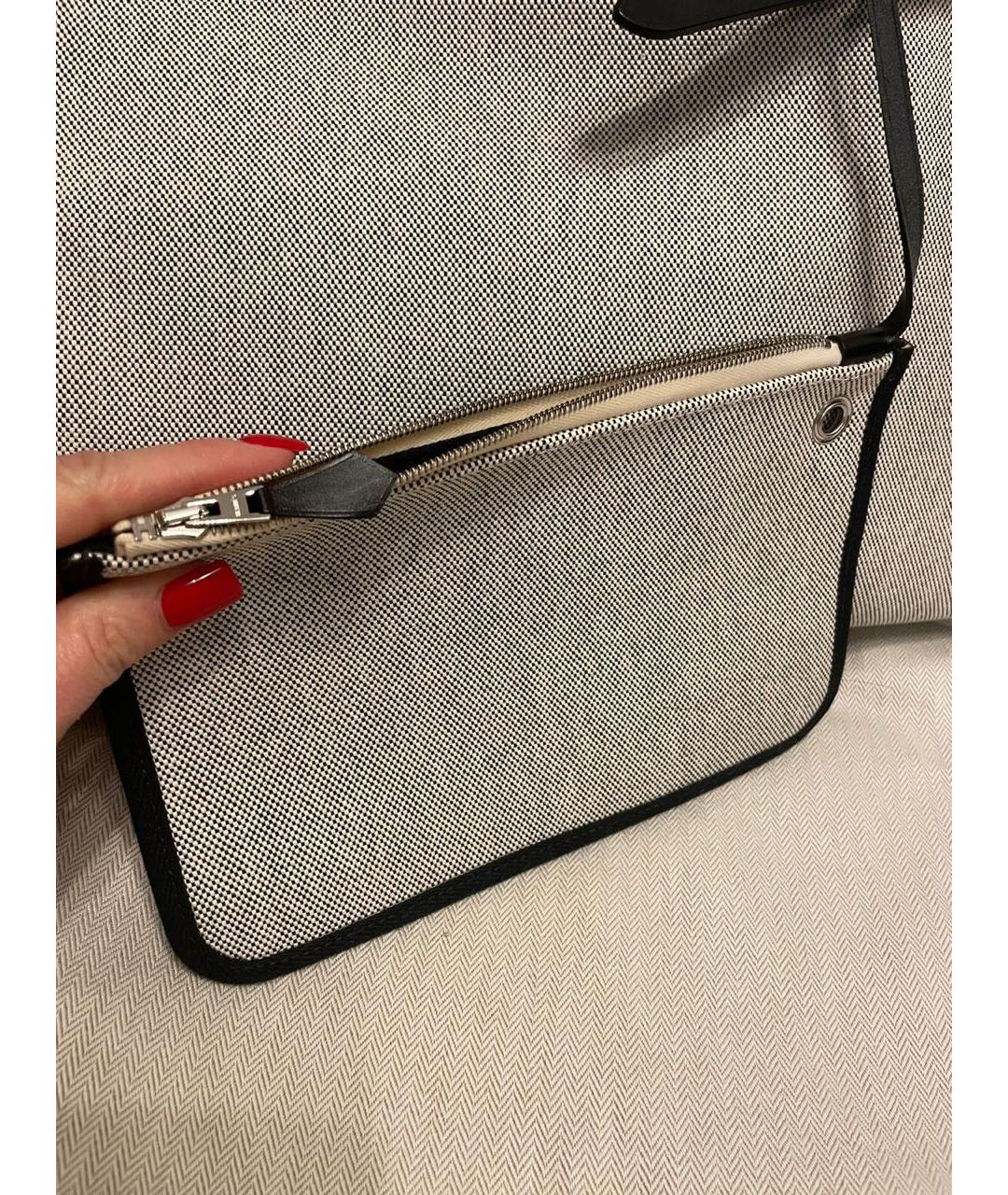 HERMES Серая сумка через плечо, фото 5