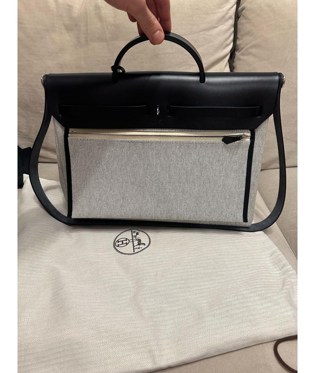 HERMES Серая сумка через плечо, фото 3