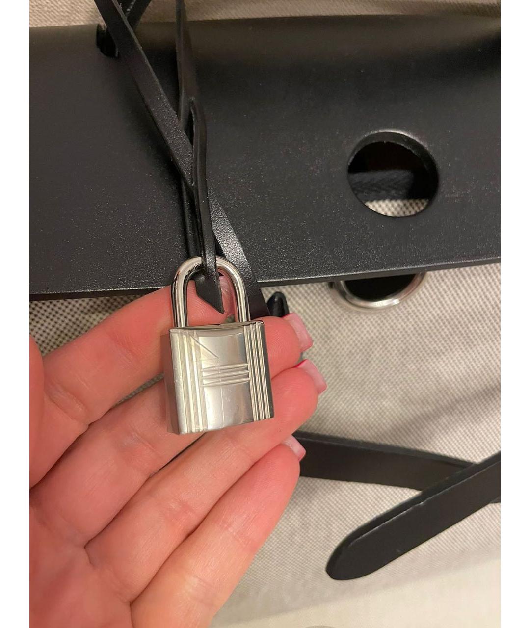 HERMES Серая сумка через плечо, фото 6