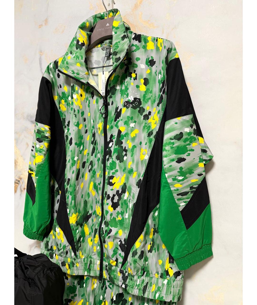 ADIDAS BY STELLA MCCARTNEY Зеленая спортивная куртка, фото 3