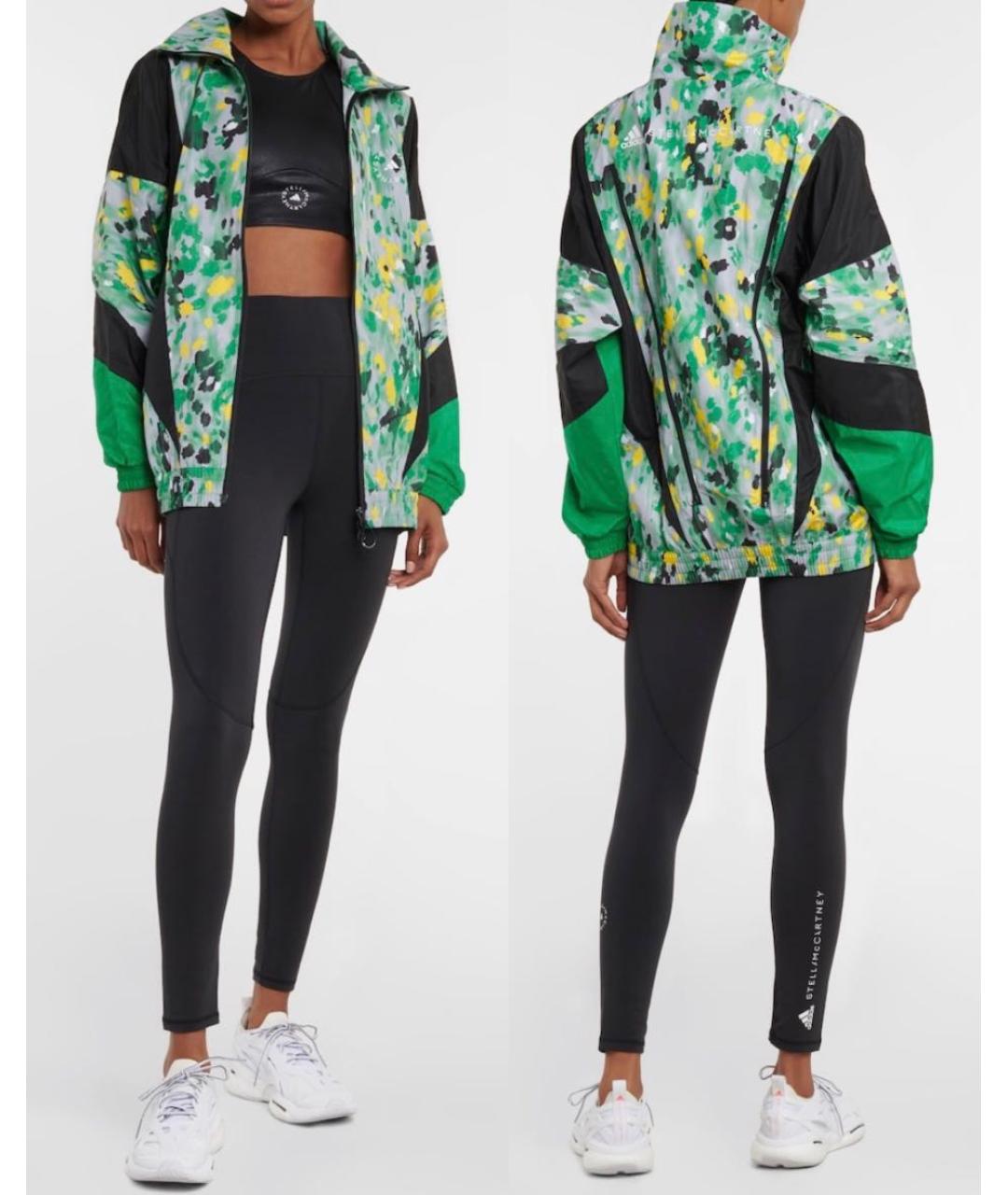 ADIDAS BY STELLA MCCARTNEY Зеленая спортивная куртка, фото 4