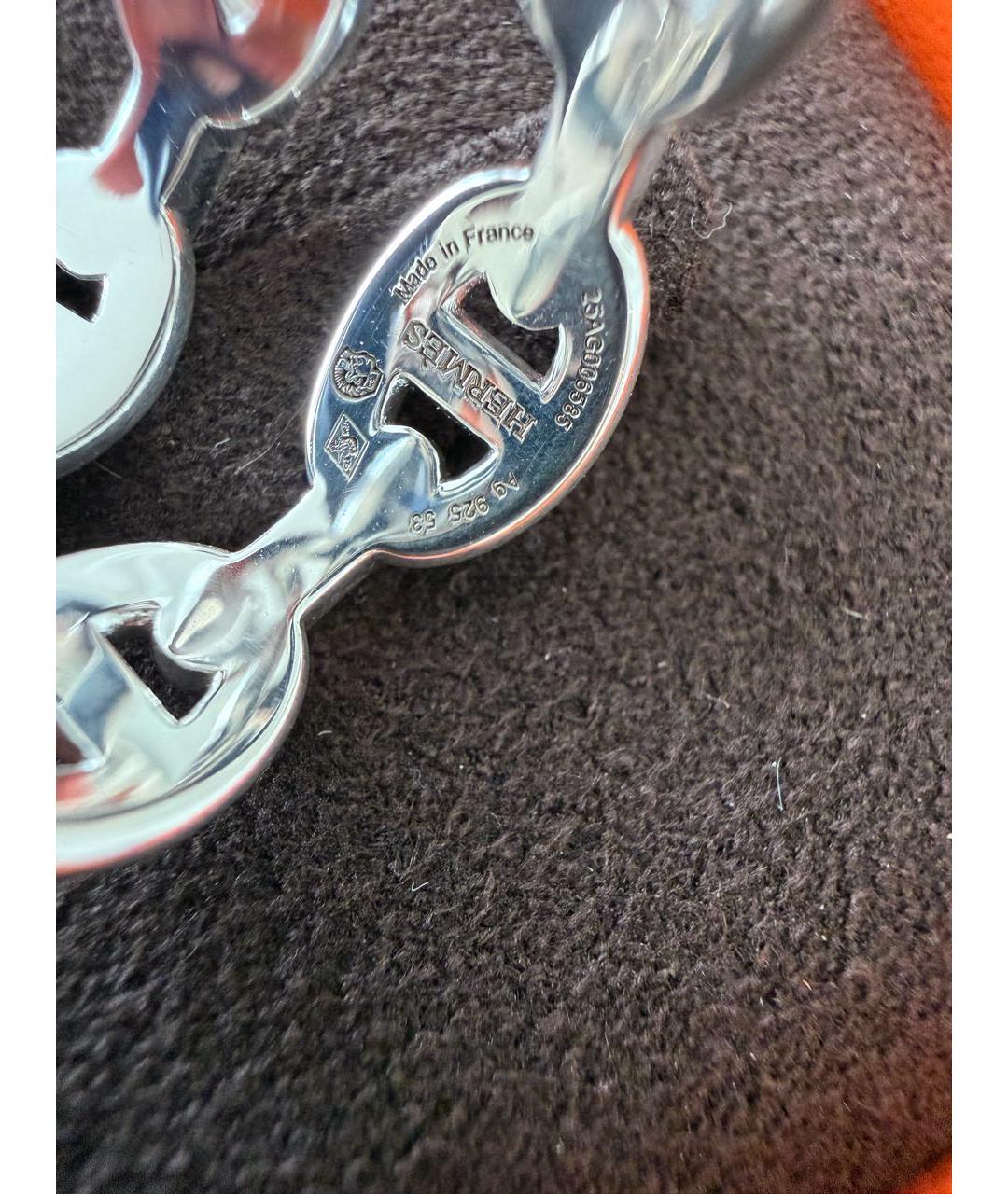 HERMES Серебряное серебряное кольцо, фото 5