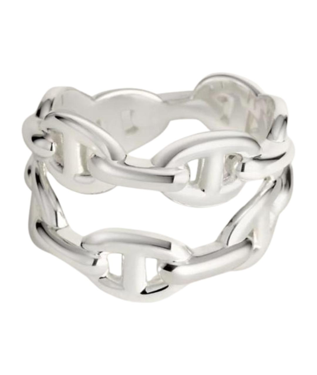 HERMES Серебряное серебряное кольцо, фото 1