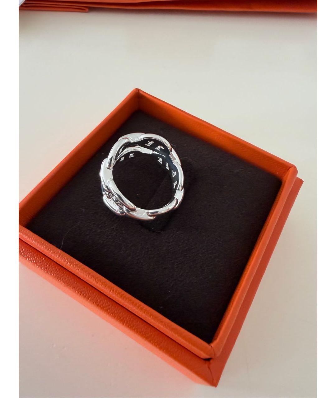 HERMES Серебряное серебряное кольцо, фото 6