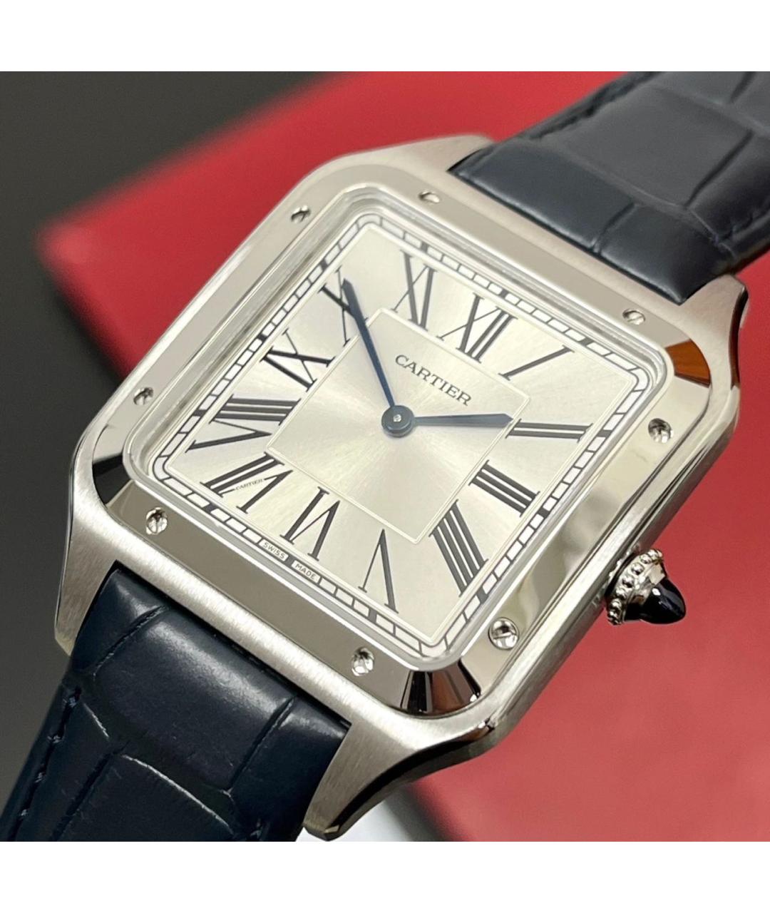 CARTIER Серебряные металлические часы, фото 4